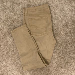 Tan American Eagle Jeans
